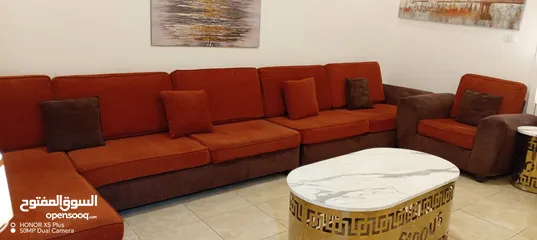  11 جلسه قياس كبير 12 مقعد حرف L ومفردات عدد2  تفصيل خشب سويد 6سم ... مقاعد وظهر متحرك سحابات
