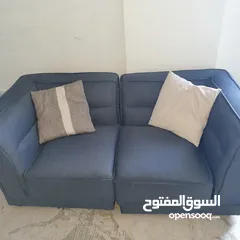  2 مجلس 4 قطع شبه جديد