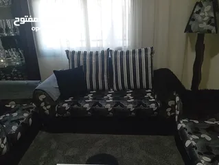  2 طقم كنب لون سكني واسود