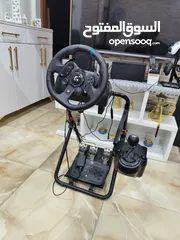  4 ستيرنج with gear and stand logetic 923   لوجيتيك مع قاعدة وغيار وتحويلة الوصلة USB