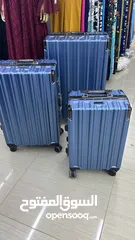  1 طقم شنط ثلاث قطع   حجم كبير  28 بوصة - عمق 29 - عرض 48 - طول 76حجم وسط  24 بوصة - عمق 24 - ال