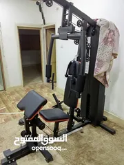  2 جهاز هوم جيم (home gyme ) بحالة الوكالة مستعمل مدة شهرين شامل حركات الجسم كاملة مع دفاش ارجل