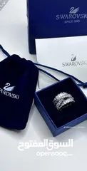  3 Master copy swarovski ring size 7&8 available  خاتم سوارفسكي ماستر كوبي متوفر مقاس 7 & 8  9BD