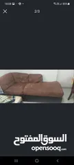  2 L shaped corner sofa with 2 cushions