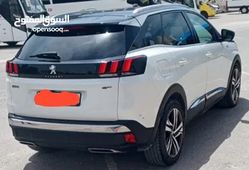  4 جيب بيجو 3008 Gt-line موديل 2020 ماتور 2000 تيربو ديزل لون مميز ابيض لؤلؤي