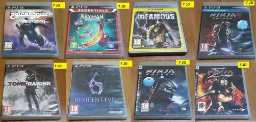  10 سيديات بلايستيشن 3 للبيع  Playstation 3 games for sale