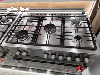  3 عرض نااار على فرن كونتي 90 سم ستيل فل سيفتي كامل مع مراوح هافي ديوتي