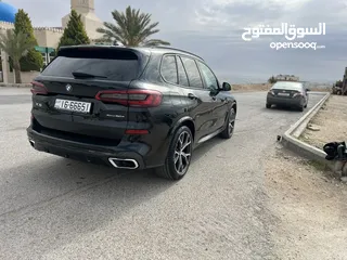  6 بي ام دبليو X5 لون اسود موديل 2022 Mكيت فل كامل فحص كامل وارد وكاله عمان
