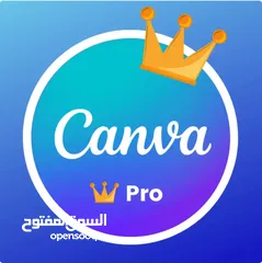  1 تفعيل مدى الحياة Canva Pro + ضمان