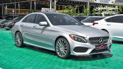  1 Mercedes C300 model 2017 with panorama