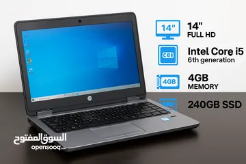  1 "لابتوب دراسة مثالي  HP نظيف، بطارية 100%، وشاشة FHD – بسعر مغري"