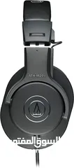  4 Audio-Technica ATH-M20X Professional Studio Monitor Headphones, Black