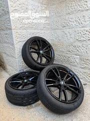  6 جنوط 19 انش لل بي ام دبليو وكاله  اصليات من الشركه مع كواشيكهم  للبيع  بسعر طري bmw