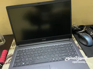  1 Acer aspire 3 جهاز مستعمل على لخفيف تسكيره الشركة مركبله ssd