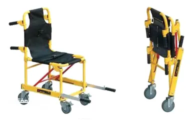  3 كرسي نقال للمريض مع عجلات نخب اول