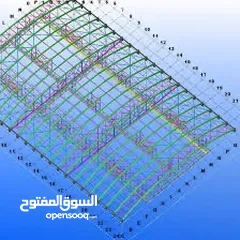  8 رسام 3D steel structure خبرة 5 سنوات  سرعة ودقة بلعمل