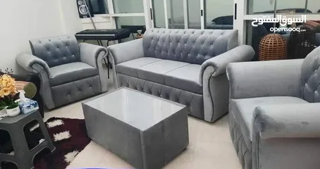  8 طقم أريكة جديد بسعر جيد جدًا..i have new sofa set