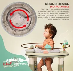  9 عرض خاص على مشّاية الأطفال الذكية 360 درجة من Island Toys مع اضاءة على الدائرة العلويه للكراجة