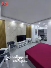  3 ستوديو مفروش حديث للإيجار في أرقى مناطق الصويفية