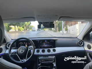  18 سيارة مرسيدس E200 لون فيراني مميز موديل 2021 بحالة الوكالة عداد 39،000 كيلو متر فقط