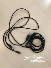  2 Set of (not working-receiver) and cables رسيفر لا يعمل و كابلات