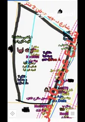  1 للبيع قطعة ارض مساحة 550 متر حدود اراضي بيت وزن