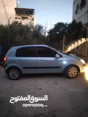  4 سياره هونداي لون ازرق سماوي للبيع موديل 2007