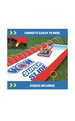  4 WOW Sports Super Giant Slip & Slide  *سوبر سلايد: زحليقة مائية عملاقة للحديقة الخلفية مع نظام رش*