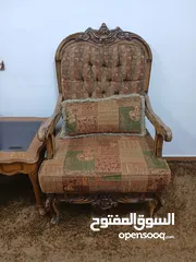 5 طقم كنب زان+طربيزات زان وزجاج