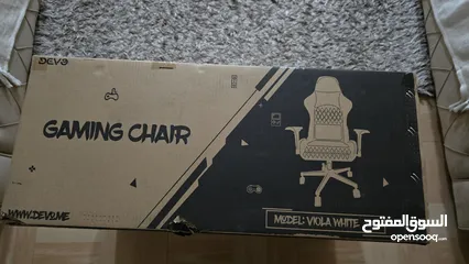  9 كرسي جيمنج من ماركت ديفو فيولا وايت Devo Gaming Chair - Viola White