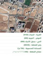  1 قطعة ارض للبيع سكن خاص طريق المطار خلف جامعة البترا البنيات