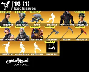  2 حساب فورت نايت سيزون 3 وحزمة توتش برايم