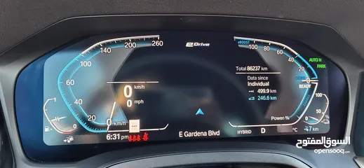  26 Bmw 330e 2021 Plug in hybrid M kit فل كامل فحص كامل
