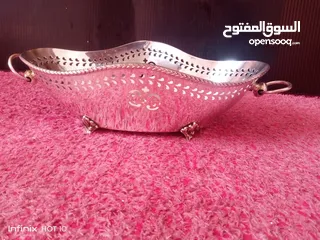  7 سله فخمه من النحاس والفضه الملكيه الهنديه