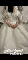  3 فستان زواج مع طرحه و عبايه