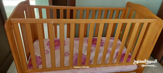  3 Baby crib with mattress