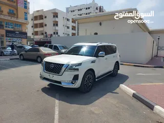  7 DHS 61000/= PATROL LE 2014 FACELIFT 2023 مكيناه كبيره - 5 كيمرات رادار خليجي رقم واحد 2014 محول 2023