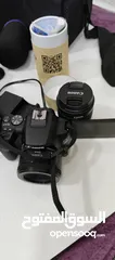  7 كاميرا كانون camera canon 250d مابتفرق عن الجديد ابدا الا انها مطلعة من كرتونتها