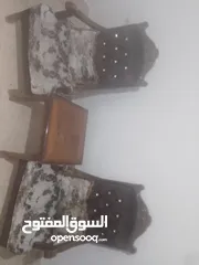  4 طقم كنب مستعمل انظيف 7مقاعد مع الطاولات