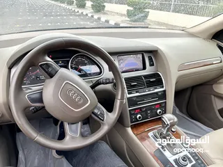  18 ‏quattro أودي Q7  2012  العداد 146  السعر 2400