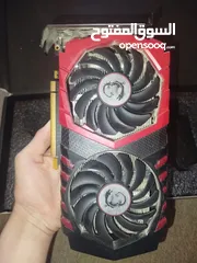  1 موجود كرت1050ti msi X gaming 4g