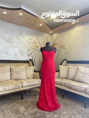  1 فستان سهره لبسه واحده  للبيع  بنصف السعر