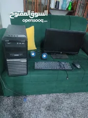  5 كمبيوتر الشاشه hp والكيس اسر