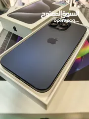  4 Iphoen 15 pro max 256 GB وارد شرق اوسط  بحالة الجديد تماماً
