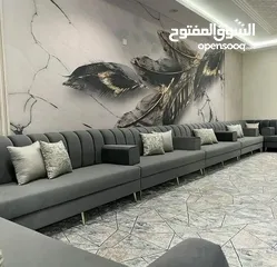  24 جلسات الخليجية بحدث الموديلات 17 مقعد مع طقم طربيزاط ومراكي