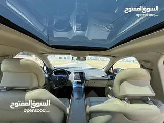  3 لينكولن MKZ موديل 2014 (black lable) لون قرميدي
