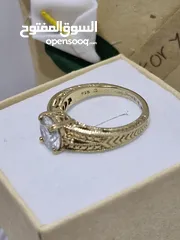  7 خواتم فضة 925 مع احجار كريمه مميزة