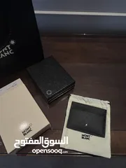  1 حاملة البطاقات من مون بلان (Mont Blanc) أصلية وجديدة - عملية وشبابية - very elegant