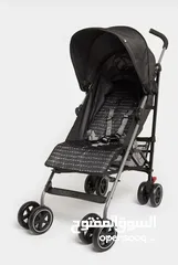  14 عرباية  اطفال mothercare لون اسود ورمادي