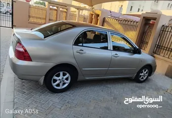  5 للبيع كرولا مديل 2005 مسجل مامن سنه